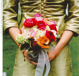 What was your wedding bouquet style?